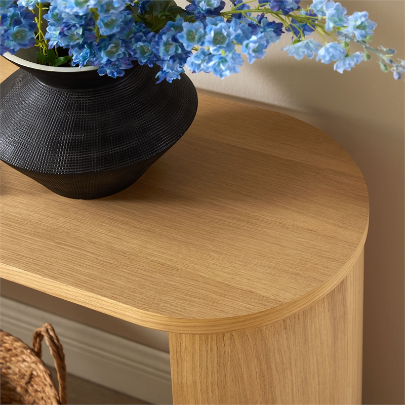 Aspect Entryway Console Table in Oak