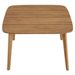 Vienna 5-Piece Dining Set with Armless Chairs in Natural Natural