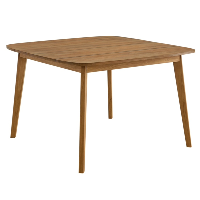 Vienna 5-Piece Dining Set with Armless Chairs in Natural Natural