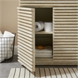Render Bathroom Vanity Cabinet (Sink Not Included) in Travertine