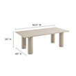 Modway Dining Table in Taupe