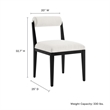 Kai Dining Chair in Salt Black