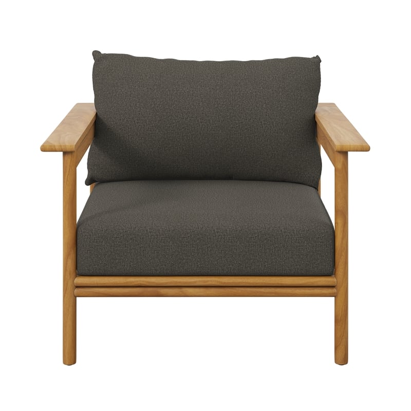 Wren Armchair in Natural Flint Gray