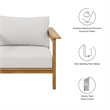 Wren Armchair in Natural Sail