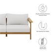 Wren Sofa in Natural Sail