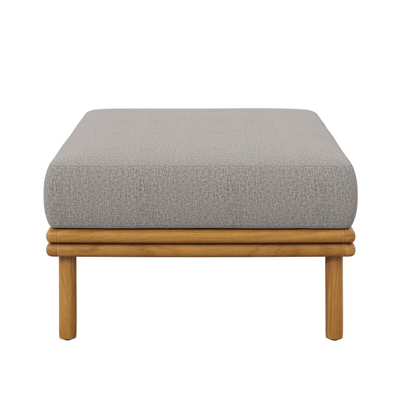 Wren Ottoman in Natural Driftwood