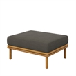 Wren Ottoman in Natural Flint Gray