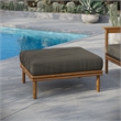 Wren Ottoman in Natural Flint Gray