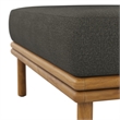 Wren Ottoman in Natural Flint Gray