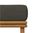 Wren Ottoman in Natural Flint Gray