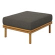 Wren Ottoman in Natural Flint Gray