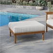 Wren Ottoman in Natural Sail