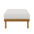 Wren Ottoman in Natural Sail