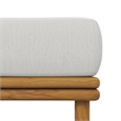 Wren Ottoman in Natural Sail