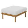 Wren Ottoman in Natural Sail
