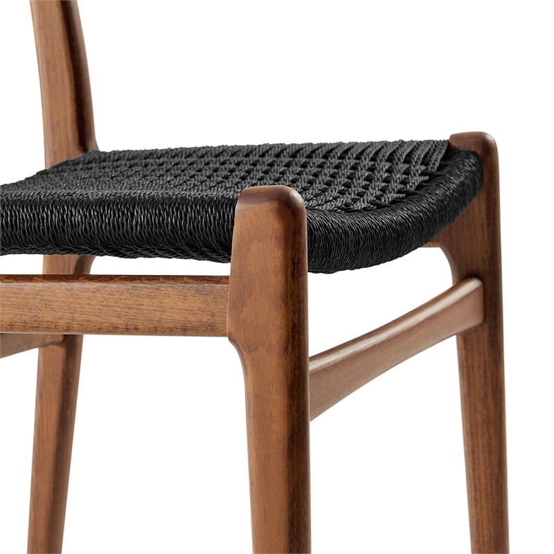 Wynn Dining Side Chairs Set of 2 in Walnut Black