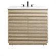 Render Bathroom Vanity With Sink in White