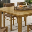 Modway Parkland 7-Piece Dining Table and Chairs Set in Natural