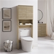 Render Bathroom Storage Cabinet in Travertine