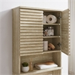 Render Bathroom Storage Cabinet in Travertine