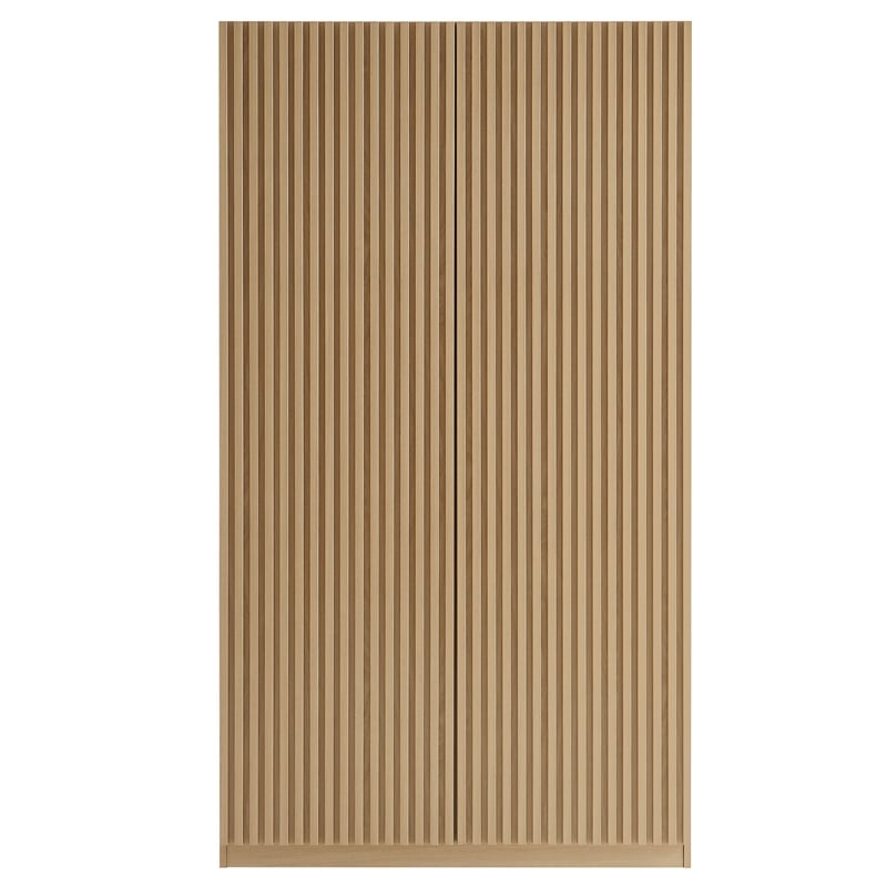 Render Wardrobe Closet in Oak