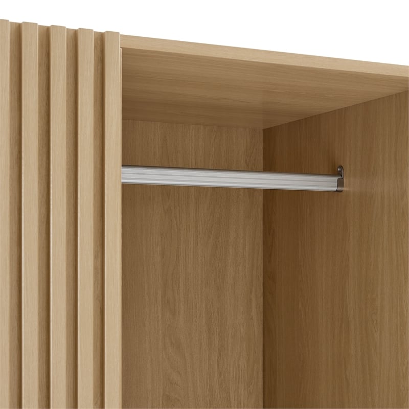Render Wardrobe Closet in Oak