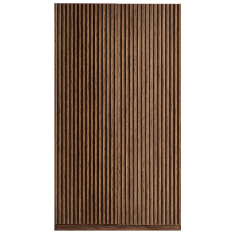 Render Wardrobe Closet in Walnut