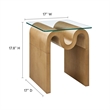 Ondine Side Table in Natural