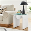 Ondine Side Table in White