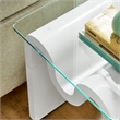 Ondine Side Table in White
