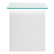 Ondine Side Table in White