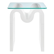 Ondine Side Table in White