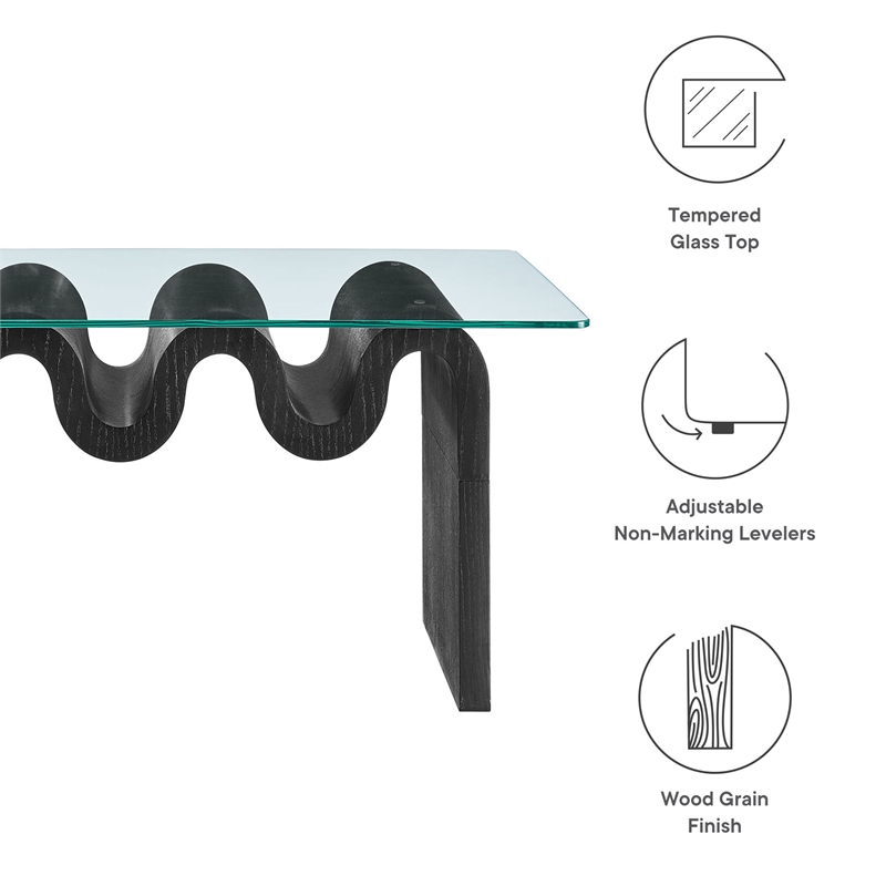 Ondine Coffee Table in Black