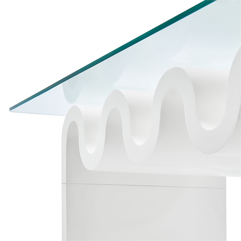Ondine Coffee Table in White