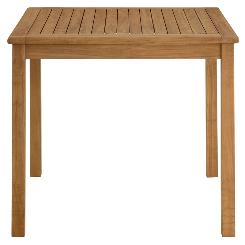 Vienna 5-Piece Dining Set with Rope Folding Chairs in Natural Natural