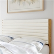 Olea Queen Platform Bed in Feather Oak