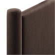 Rael Queen Headboard in Chocolate Brown