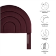 Solana Twin Headboard in Mulberry