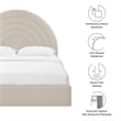 Solana Full Platform Bed in Almond