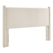 Rael Performance Velvet Full Headboard in Alabaster