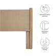 Rael Full Headboard in Taupe