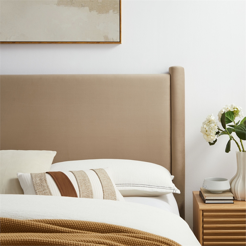 Rael Full Headboard in Taupe