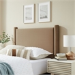 Rael Twin Headboard in Taupe