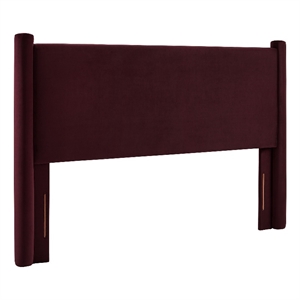 Rael King Headboard in Mulberry