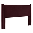 Rael King Headboard in Mulberry