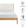 Olea Full Platform Bed in Feather Oak