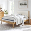 Olea Full Platform Bed in Feather Oak