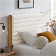 Olea Twin Platform Bed in Feather Oak