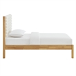 Olea Twin Platform Bed in Feather Oak