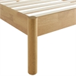 Olea Twin Platform Bed in Feather Oak